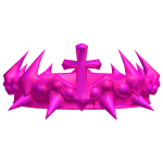 (CODE= 3504 ) Cross of Eternal Pinkest Thorn Crown