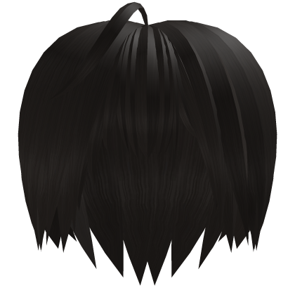 emo edgy anime boy messy hair brown Roblox item