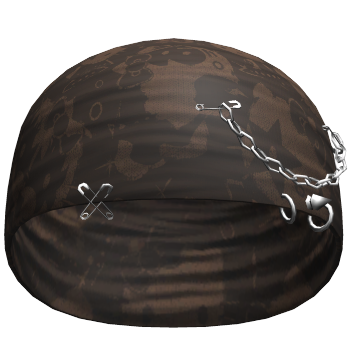 Rock Kitty Punk Beanie (Brown)