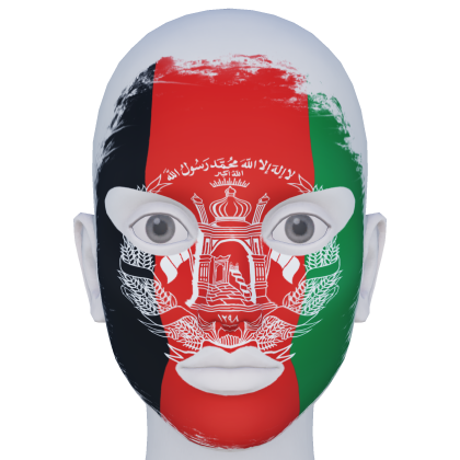 Afghanistan Facepaint