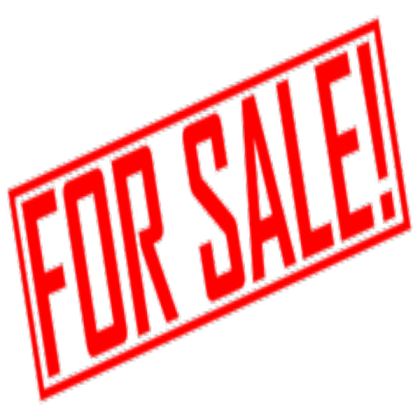 For Sale Sign Roblox decal