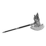 White Ghostly Lava Axe