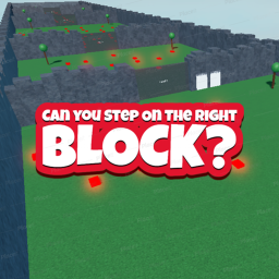 Can you Step On The Right Block?