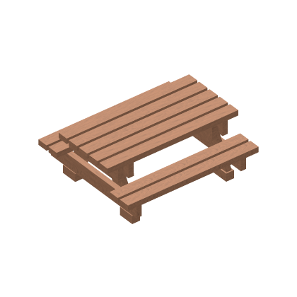 [🌟💫] Wooden Picnic Bench Table Park Outdoor 