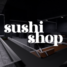 sushi shop, with voice chat icon