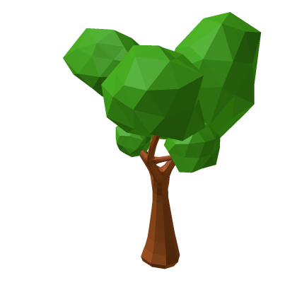 Low poly tree