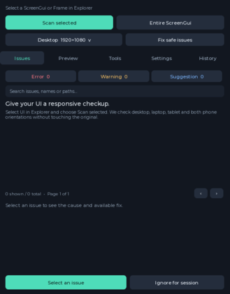 UI Rescue preview 1