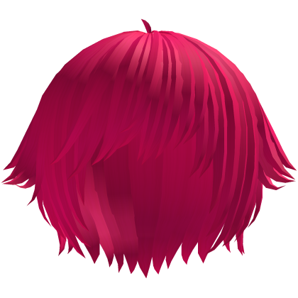 ´ཀ` emo anime catboy tufts hair in hot pink