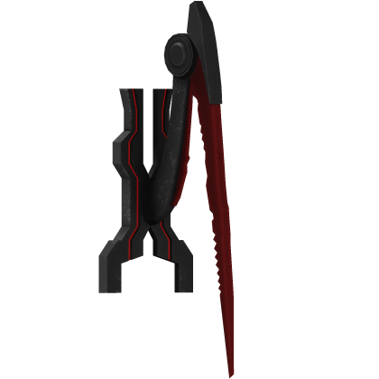[Left] Red cyberpunk arm blade