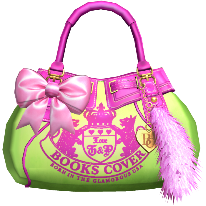 2000s Juicy Gyaru Mcbling Bag Green Pink