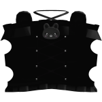 Black Cute Kawaii Bunny Corset Top