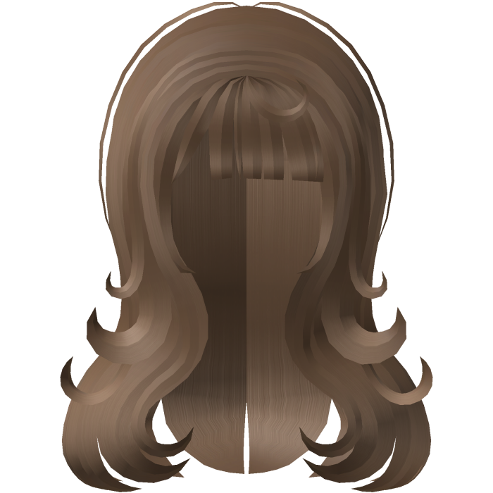 ♡ curly wispy layered cute brown hair