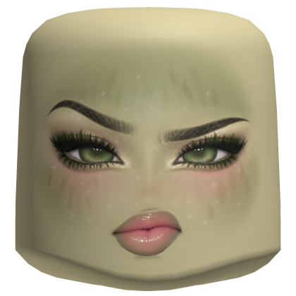Sour Apple Baddie Angry Makeup