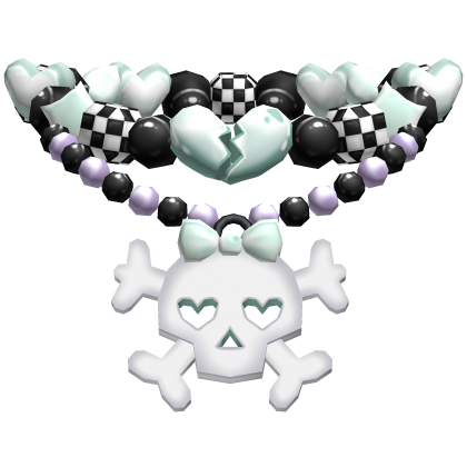 Cute Harajuku Cluttered Necklace (Pastel Goth) Roblox item