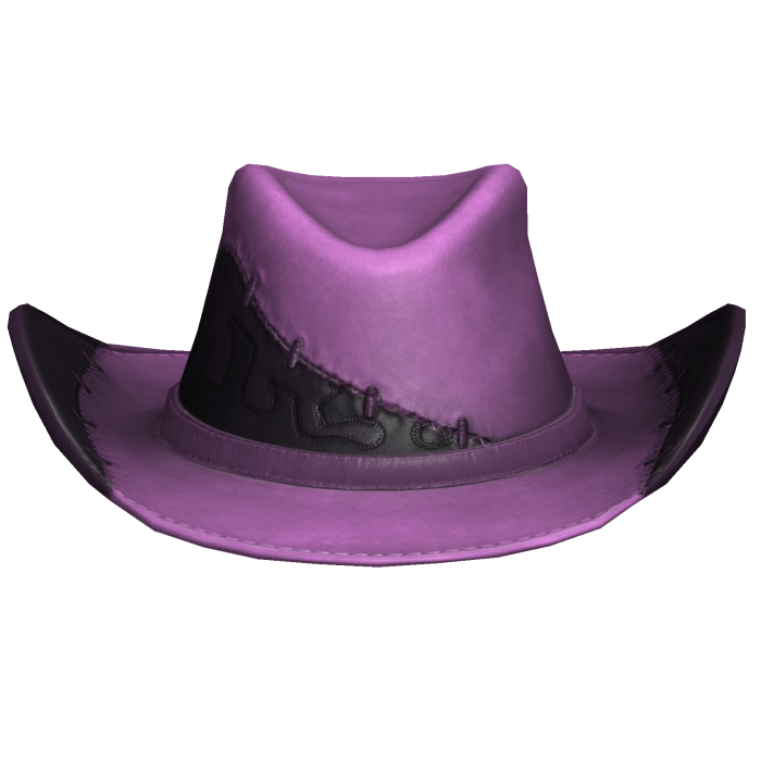 Purple Stitch Cowboy Hat