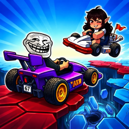 Knockout Karts! [FALLING FLOOR💥]