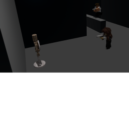 Shooting games in maze