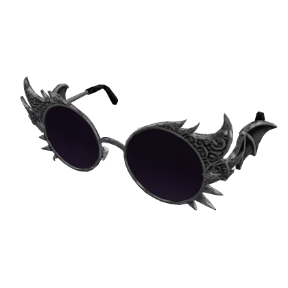 Bat Wing Round Glasses