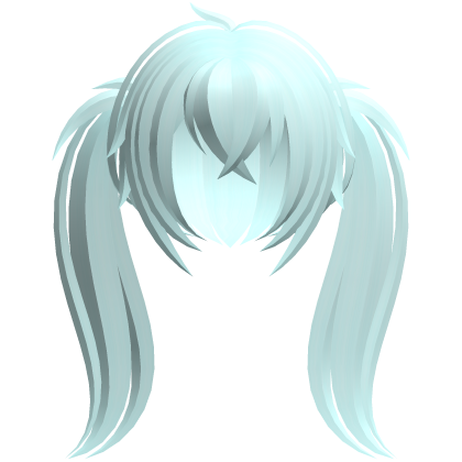 fluffy moe long ponytails teal