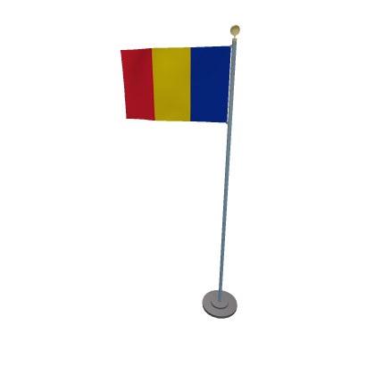 Romania Flag(Animated)