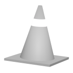 [FREE] Silver Traffic Cone