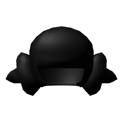 Low Poly Star Ponytails Black