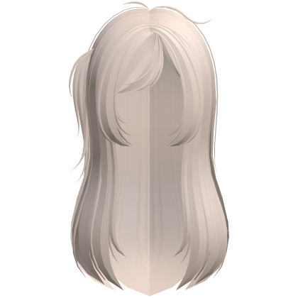 Blonde Long Scene Doll Hair W/ Cowlick Roblox item