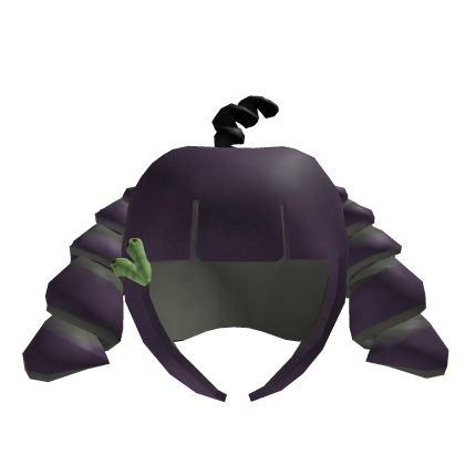 Low poly purple apple