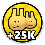 +25,000 Starter Size