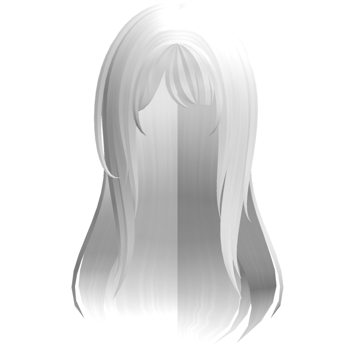 Wispy Y2K Long Emo Scene Hair in White