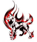 FLAMING X WOLVES