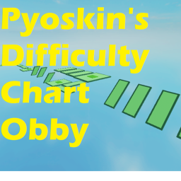 [NEW] Pyoskin's Difficulty Chart Obby!