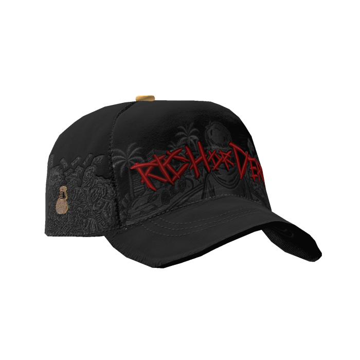 Gorra Barbas Hats Rich Or Dead (Hacia Atrás)