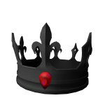 Dark Ruby Crown Large