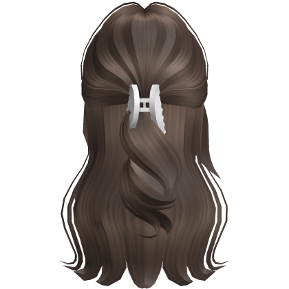 Clean Girl Claw Clip Half-Up (Brown)