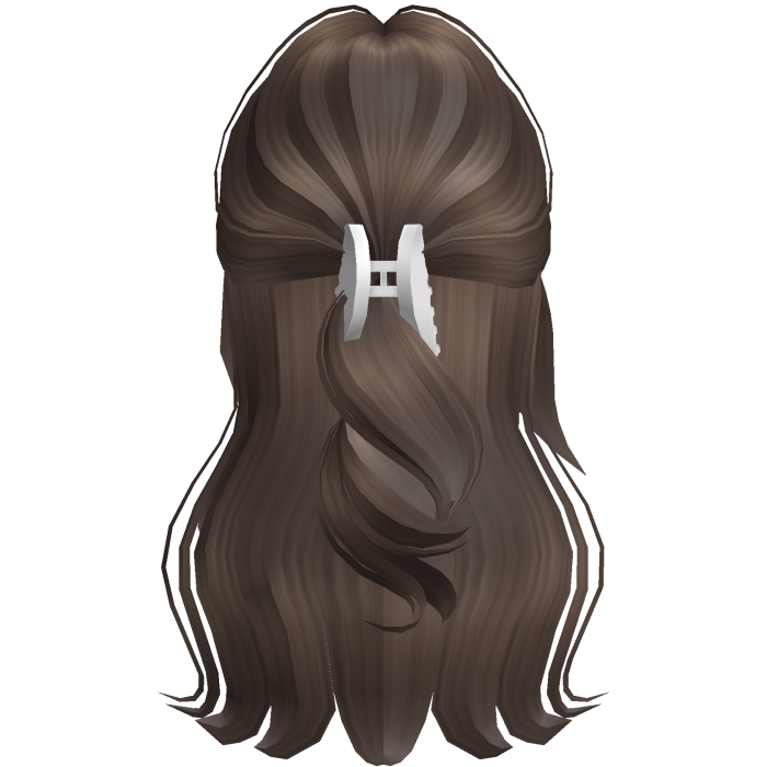Clean Girl Claw Clip Half-Up (Brown)