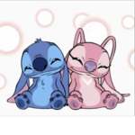 Stitch and angel :))