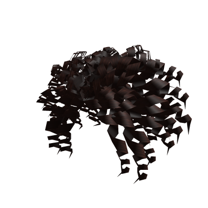 Curly Ponytail Brown Extensions Roblox item