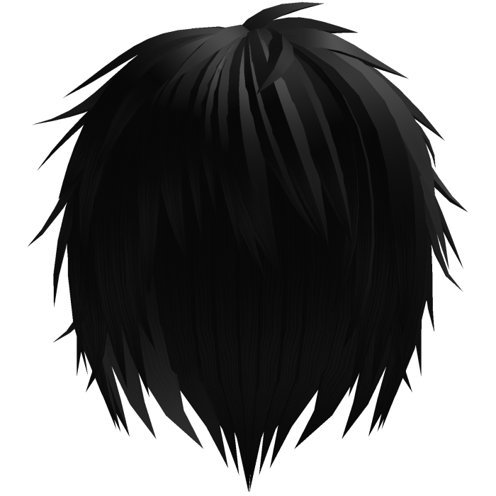 dark black kuro messy japanese anime boy hair