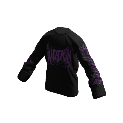 Black & Purple SVDDEN Sweater | Roblox Item - Rolimon's