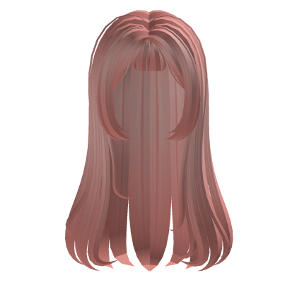 Long Cute Wavy Anime Pink Hair  Roblox item
