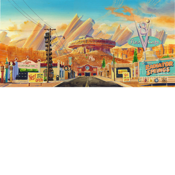 Cars Radiator Springs In the future