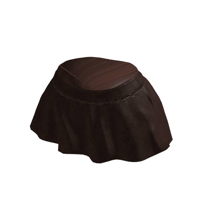 Dark Brown Pleated Skirt