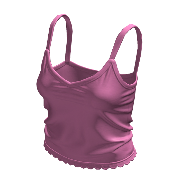 🌺Y2K Magenta Cami Top[SUSIE]
