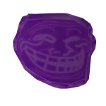 Crystal Trollface Mask