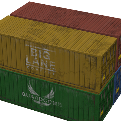Container Pack (Low Poly, PBR)