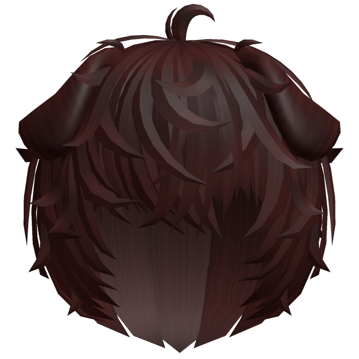 🦴 cute dark red puppy boy messy kawaii wavy hair