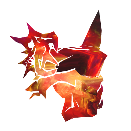 Red Galaxy Cartoony Shoulder Armor (Left) Roblox item