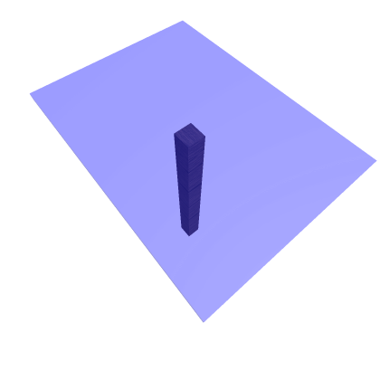 Blue Glass Table.