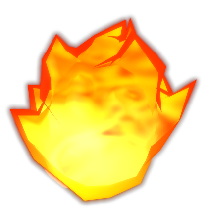 Emissive Flaming Head Orange Roblox item